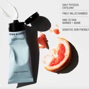 Grown Alchemist Polishing Facial Exfoliant 20mL  pink grapefruit + glucomanna